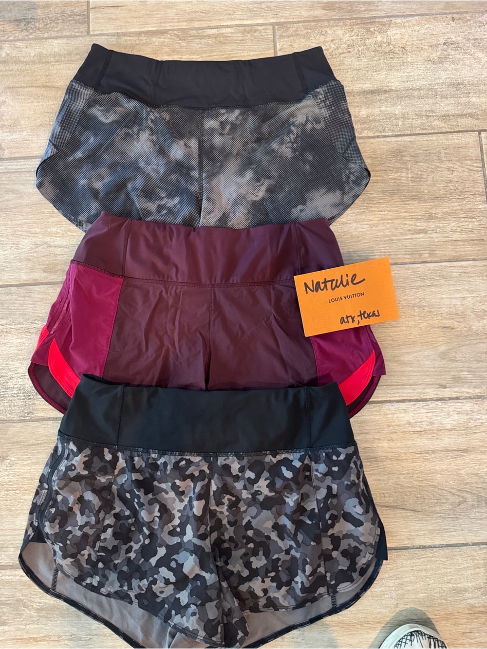 BUNDLE Athleta Women’s Athletic Shorts - Camo 3.5 inches SMALL